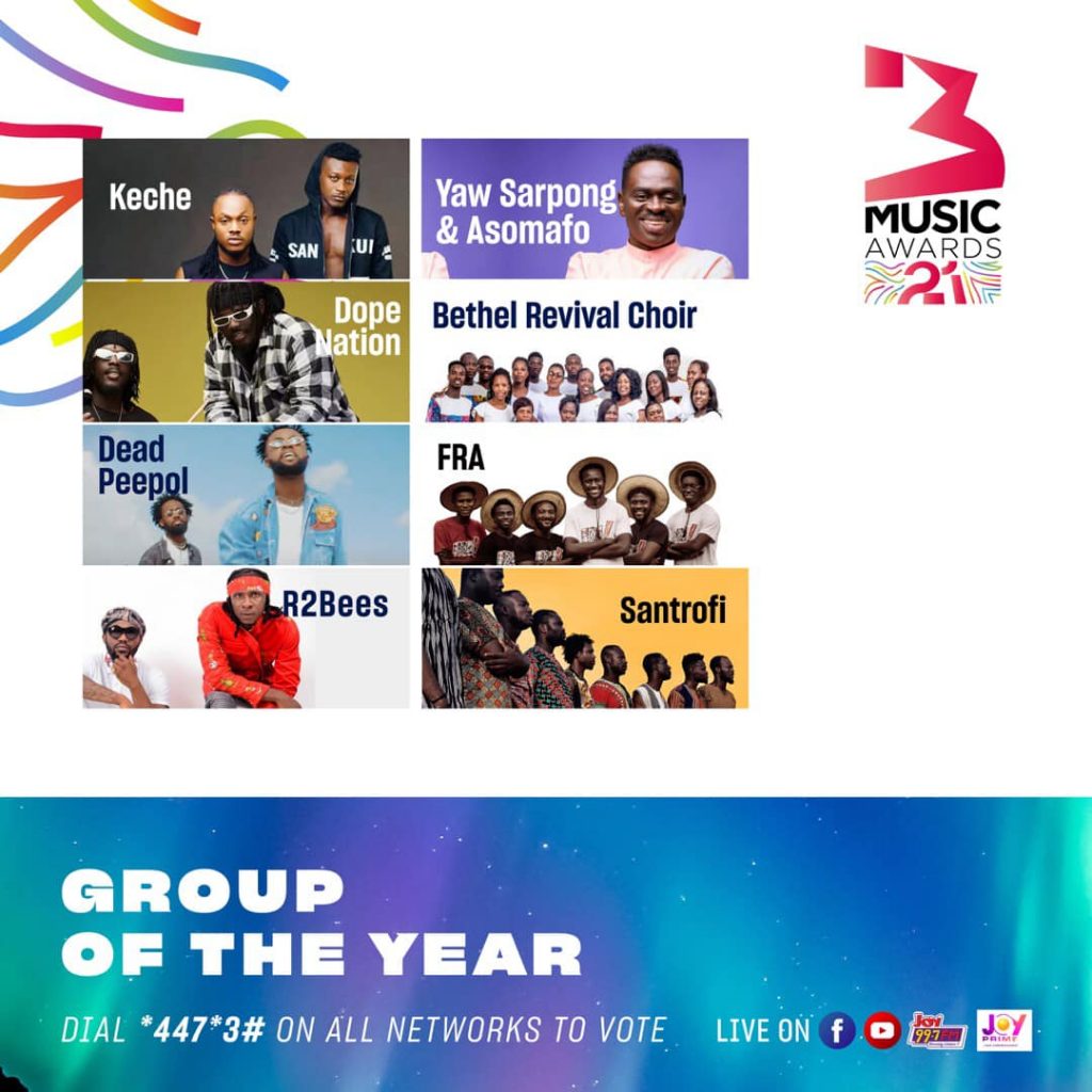 3music awards 2021 Group of the Year!