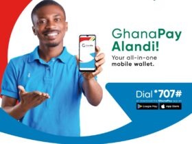GhanaPay is a mobile money service